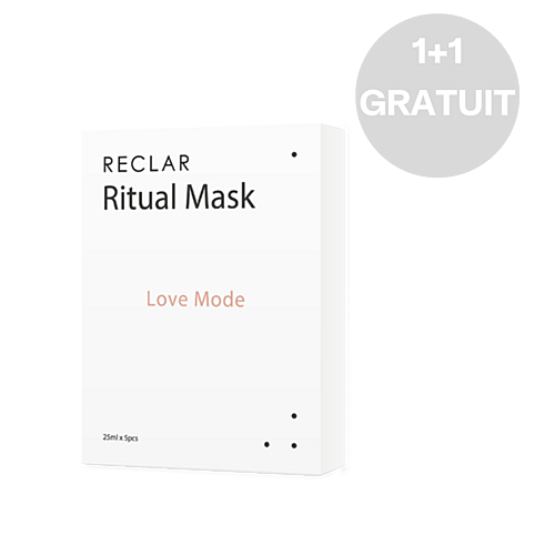 Masque rituel de Reclar Love Mode 25ml x 5 pièces